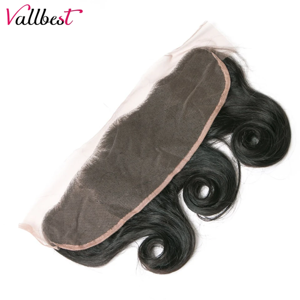 Vallbest Indian Loose Wave Bundles With Closure 3 Bundles 100% Human Hair Weave Remy Hair With Ear to Ear Lace Frontal Closure