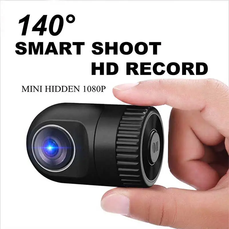 Mini Car DVR Camera Dash Cam Video AV RCA input Recorder Night Vision HD 1920P Front Camera Tachograph Safe Asystem