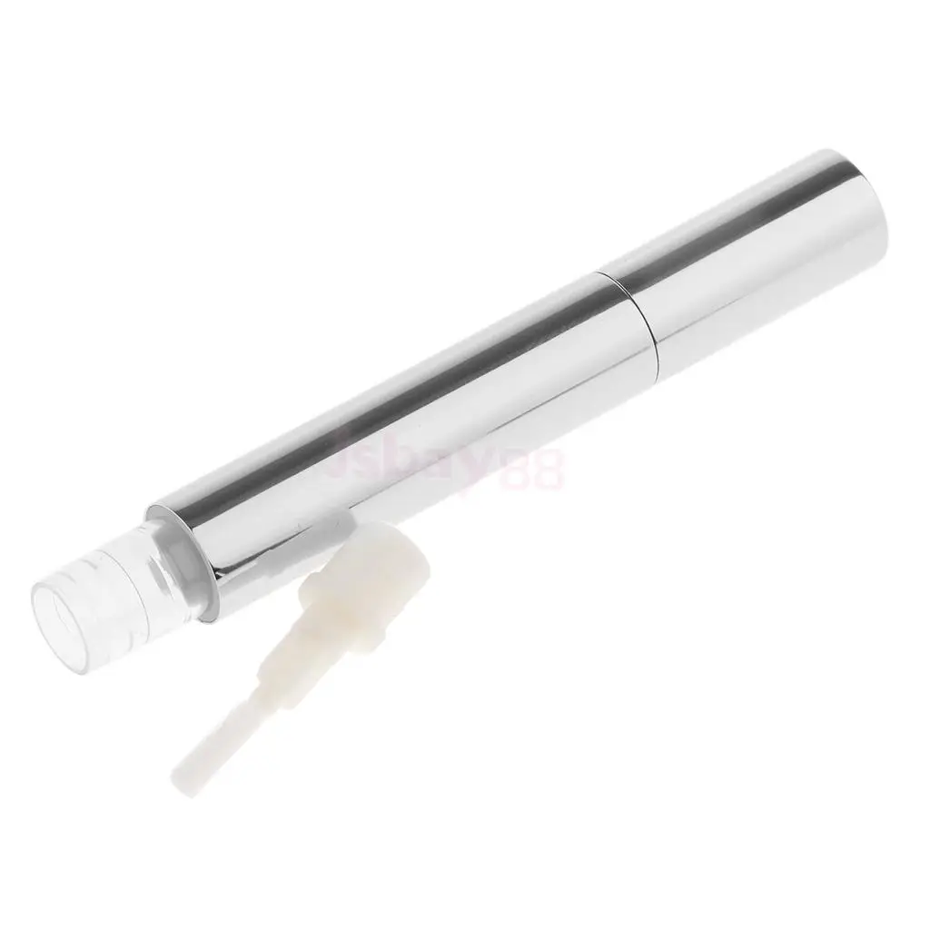5 шт алюминиевая пустая поворачивающаяся Ручка Кисть для блеска для губ ручка, масло для ногтей аппликатор косметический контейнер жидкость для роста ресниц трубка