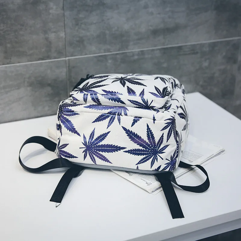 Женский и мужской рюкзак с принтом, вместительный школьный рюкзак с блестками и листьями для подростков, рюкзак для ноутбука, Женская дорожная сумка, рюкзак