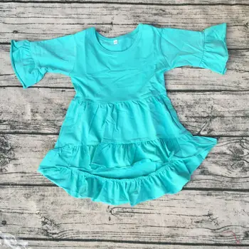 

Cotton Baby Frock High Low Top Dress Long Sleeve Kids Party Dress