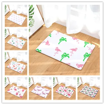 

New home decoration lovely Flamingo carpet no sliding kitchen carpet for home living room floor mat 40x6050x80cm