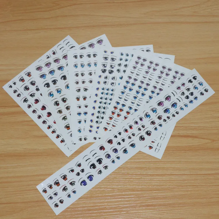 

Cartoon eye water sticker tools Modeling Colored Clay Plasticine Tool Mold Toys Hobbies Learning Education