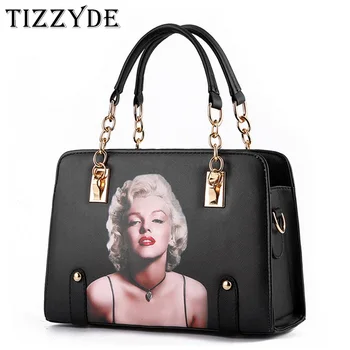 

Women Marilyn Monroe Printing Handbag Messenger Bag High Quality High Capacity Shell Shoulder Bag Female Brand Designer ZHP29