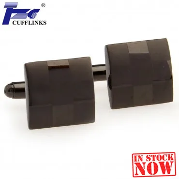 Black Square Laser Engraving Cufflink Cuff Link 2 Pairs Free Shipping Promotion | Украшения и аксессуары
