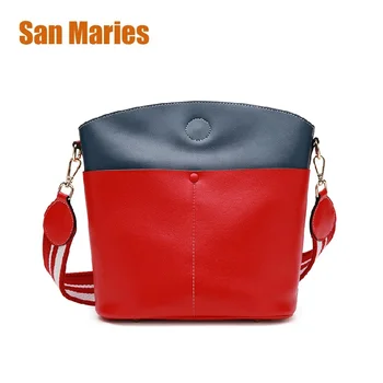 

San Maries Women Shoulder Bags Fashion Famous Brand Women Handbag Luxury Handbags Crossbody Bag Large Capacity Tote Sac Panelled