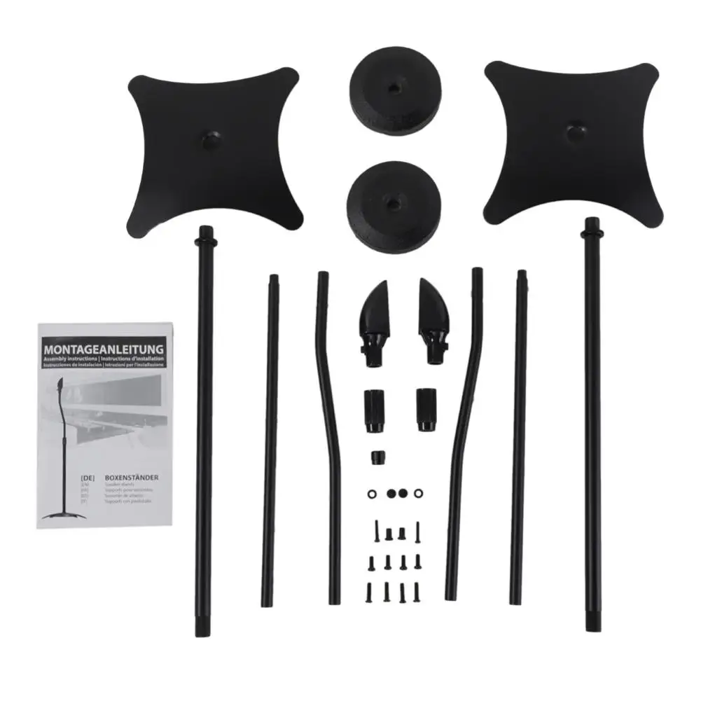 

Universal Surround Sound Speaker Stands Set Of 2 Satellite Speaker New