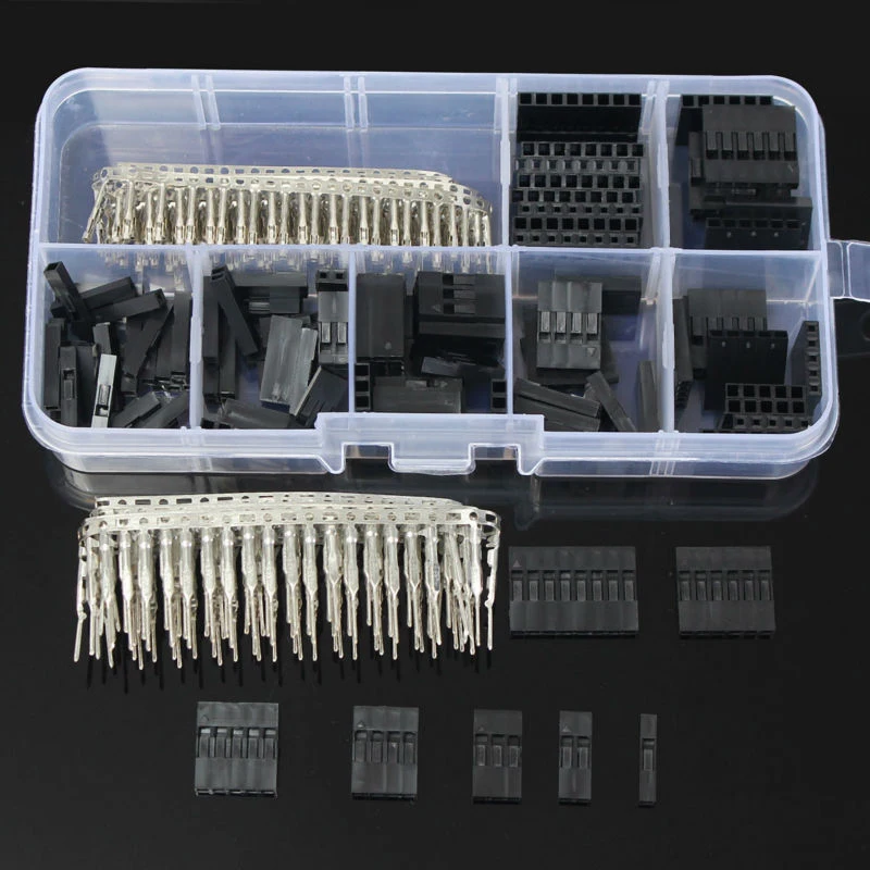 

310Pcs 2.54mm Male Female Dupont Wire Jumper With Header Connector Housing Kit