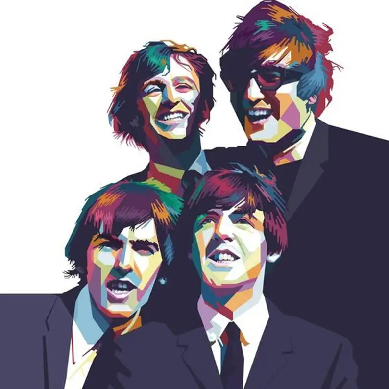 

5D Diy Diamond Painting Cross Stitch "The Beatles" Full Square Diamond Embroidery Needlework Rhinestone Mosaic arts Crafts