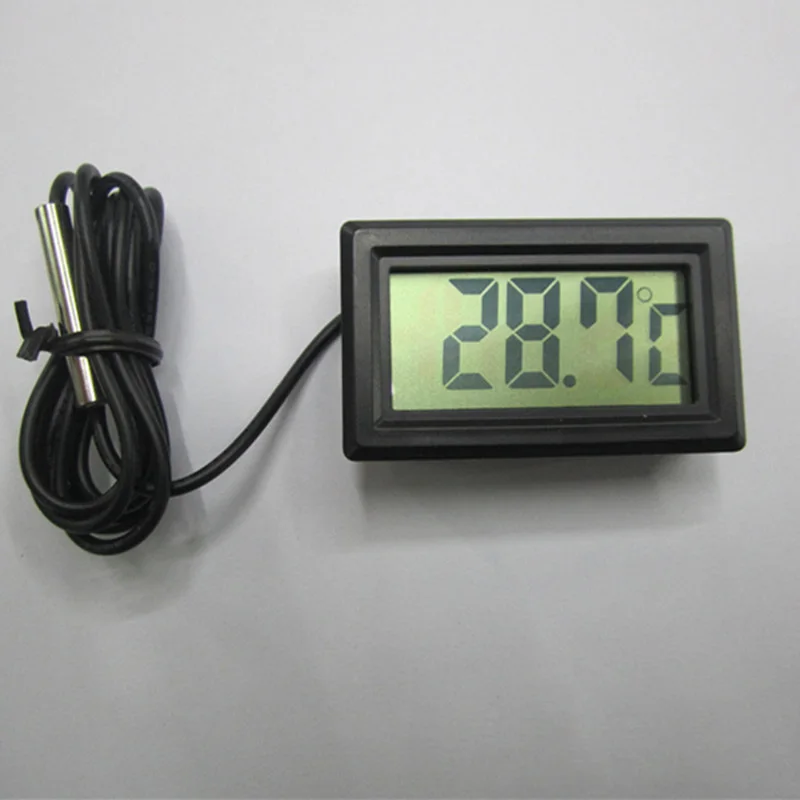 LCD Digital Thermometer With Probe Waterproof For Fridges Freezers Coolers Chillers Fish Tank QJ888 | Инструменты