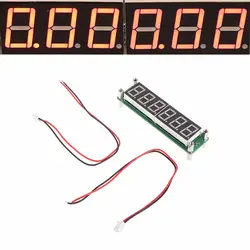 Красный светодиодный 6 цифр 0,1 МГц-65 МГц Частотомер цифровой частотомер Тесты er метра Тесты инструменты
