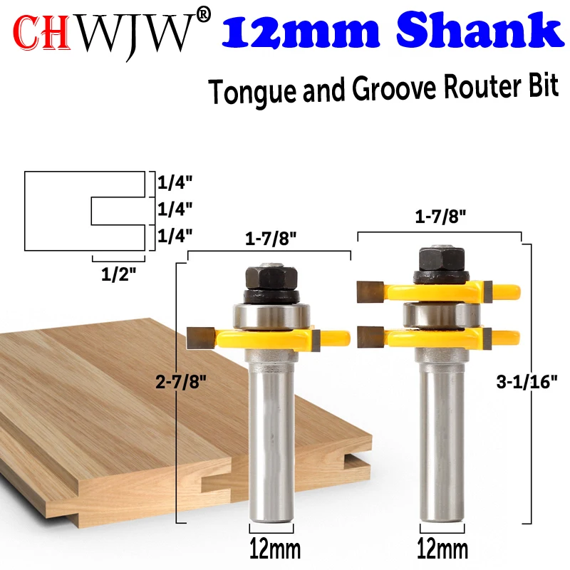 2pc 12mm haste de alta qualidade língua