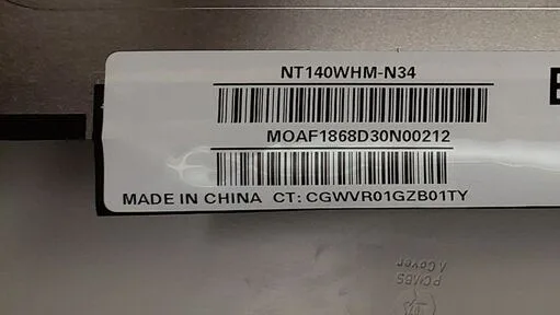 

NT140WHM-N34 lcd Screen LED Display matrix Resolution 1366x768 14.0" HD 30Pin NT140WHM N34 Replacement New