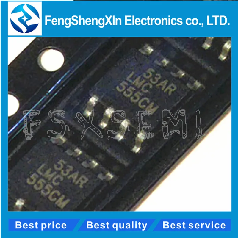 

10pcs/lot LMC555 LMC555CMX LMC555 LMC555CM SOP-8 CMOS Timer IC