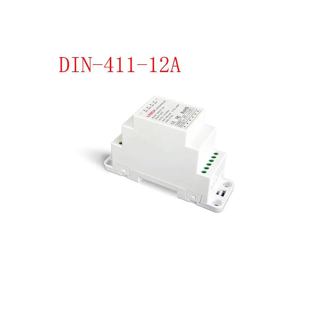 

LTECH DIN-411-12A DIN-Rail Led Dimming Driver Input Voltage DC12-24V