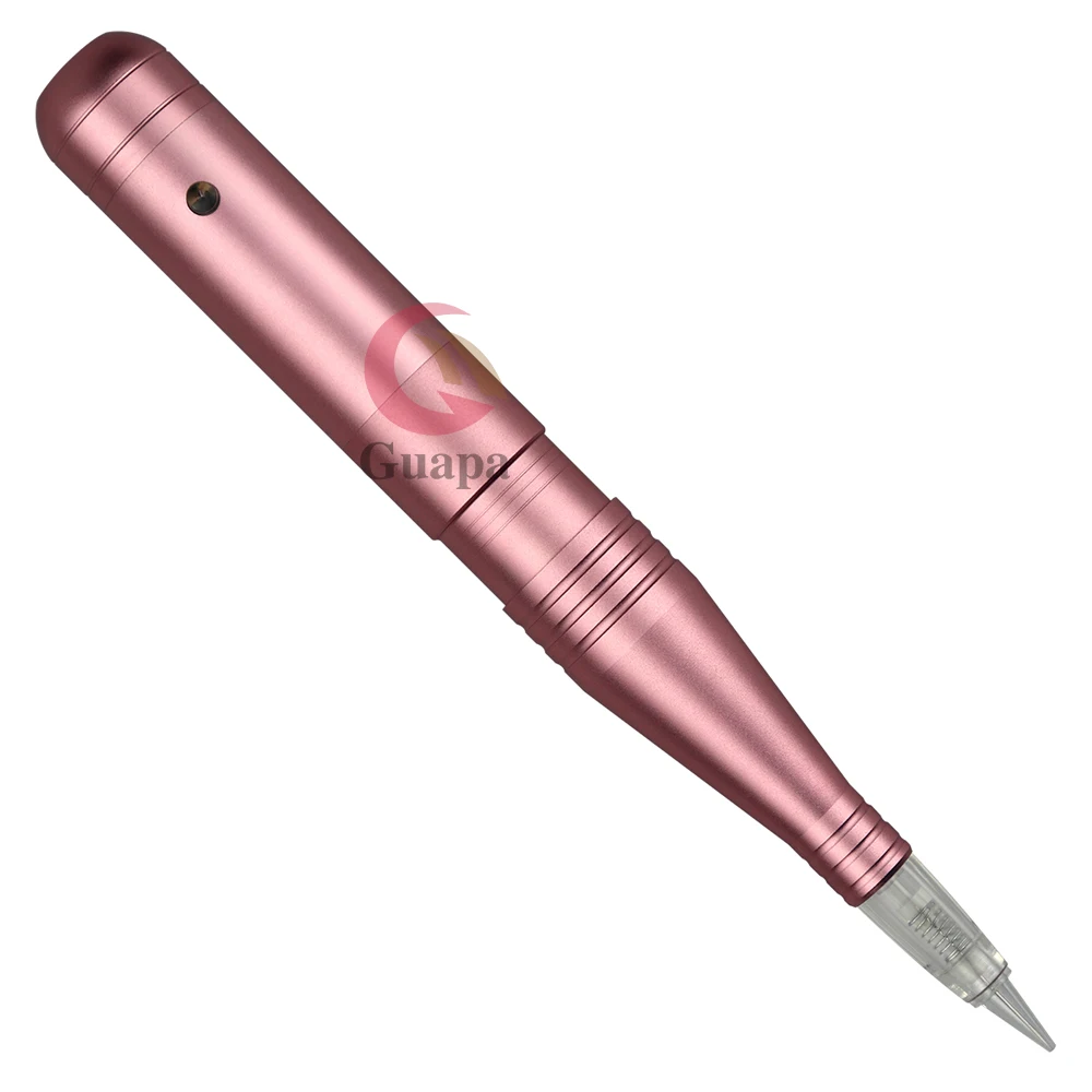 Розовое золото Беспроводная татуировка машина Перманентный макияж бровей ручка с 3 уровнями скорости татуировки беспроводная ручка татуировки Поставки