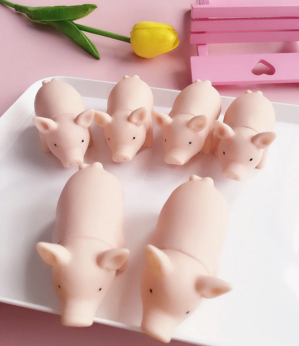 

Squeezing 1Pcs Screaming Pink Pig Cute Soft Lovely Toy Decoration Novelty Gags Antistress Children Kids Funny Gift 10*6 cm