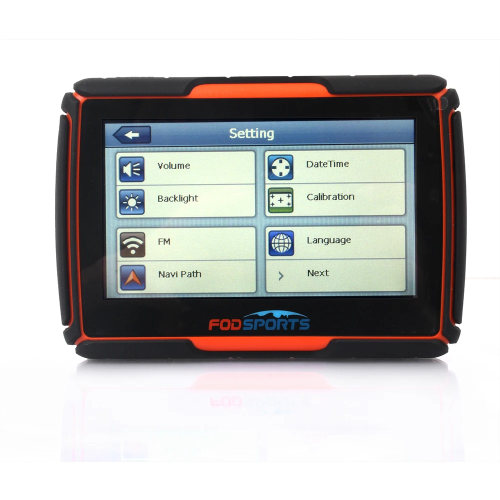 Fodsports 4 3 дюймов IPX7 Водонепроницаемый Moto gps навигатор FM 8 ГБ 256 Оперативная память