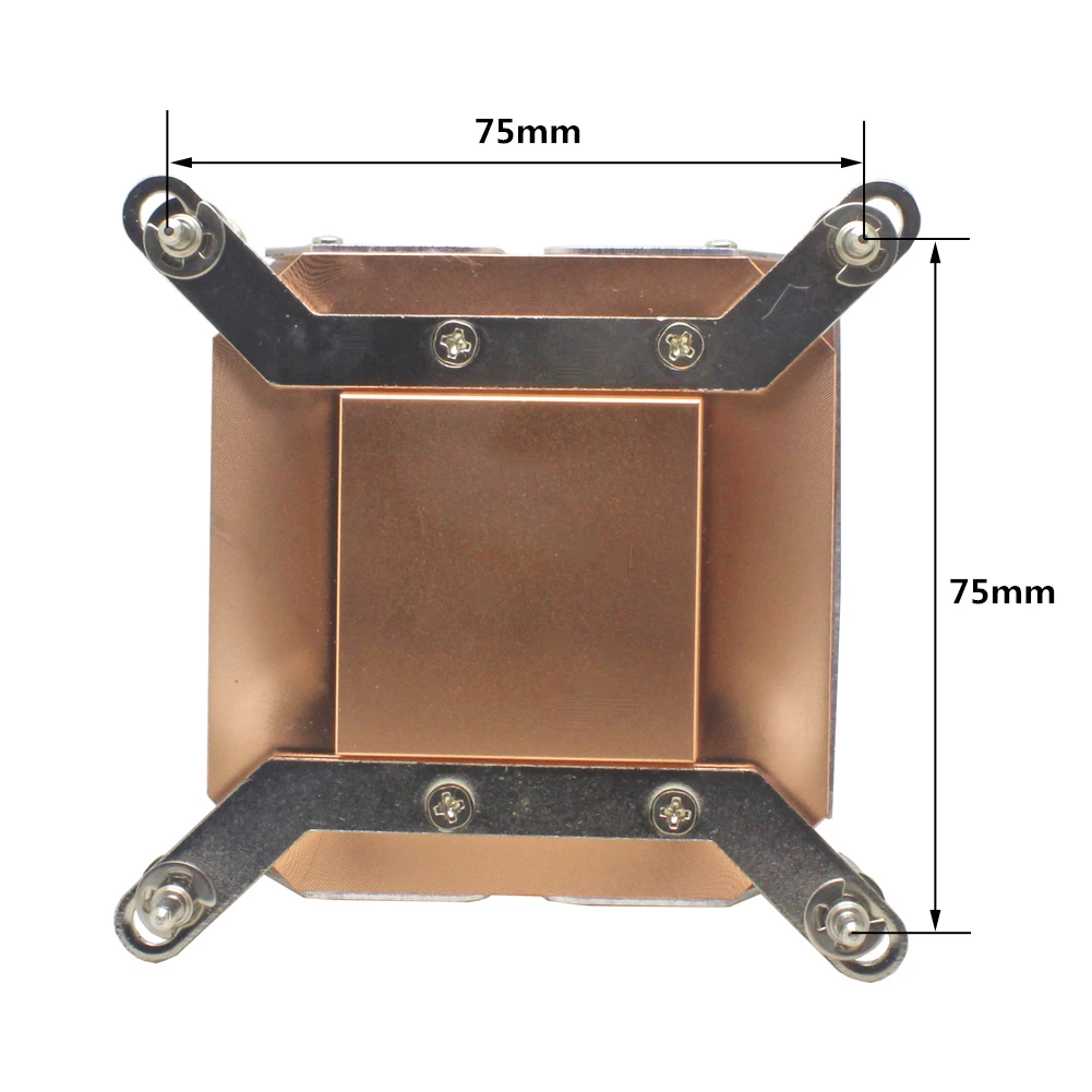 Cooler cooler para cpu, servidor 2u, dissipador