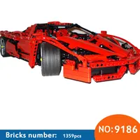 Новинка 2017 года AIBOULLY техника ENZO 1:10 суперкар модель автомобиля Building Block образования Строительные Кирпичи совместимы с DIY 8653 - изображение