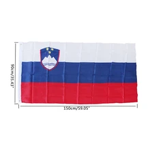 Hot 90*150cm Slovenia Country Flag Parade Home Decoration 3*5ft Polyester Banner A89