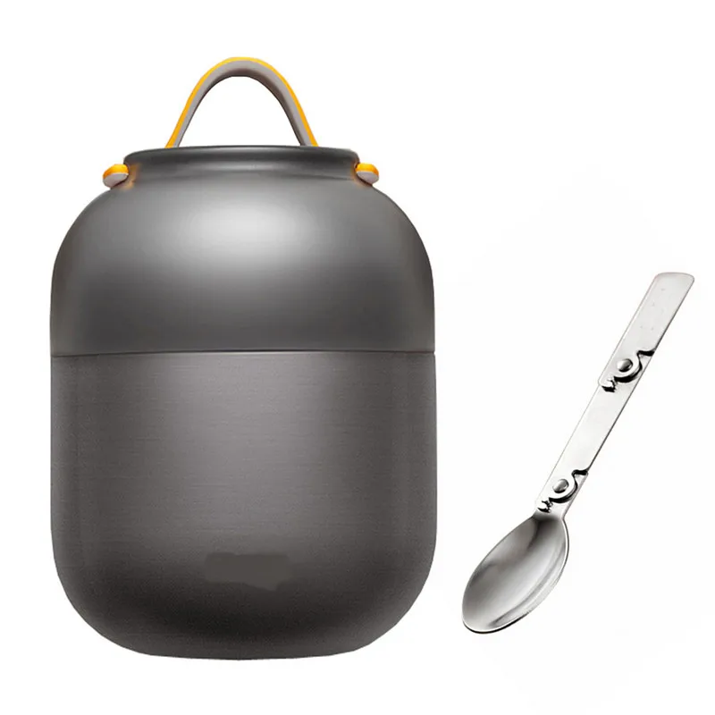 

700ML Food Thermos cup stainless steel Thermal Lunch Box Food Container + stainless steel soup spoon Multi-color optional