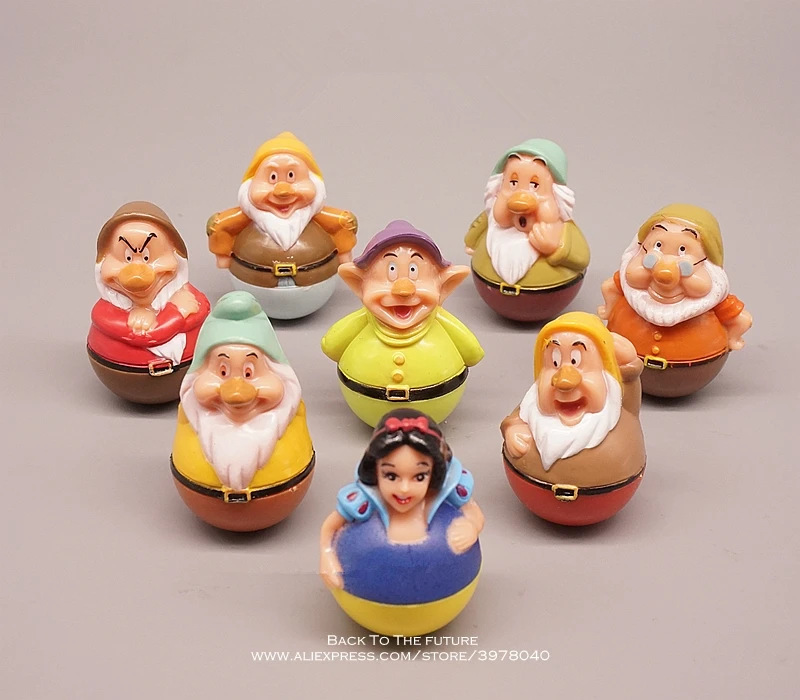 Disney Белоснежка и семь гномов 4 см 8 шт./компл. фигурка коллекция украшений аниме