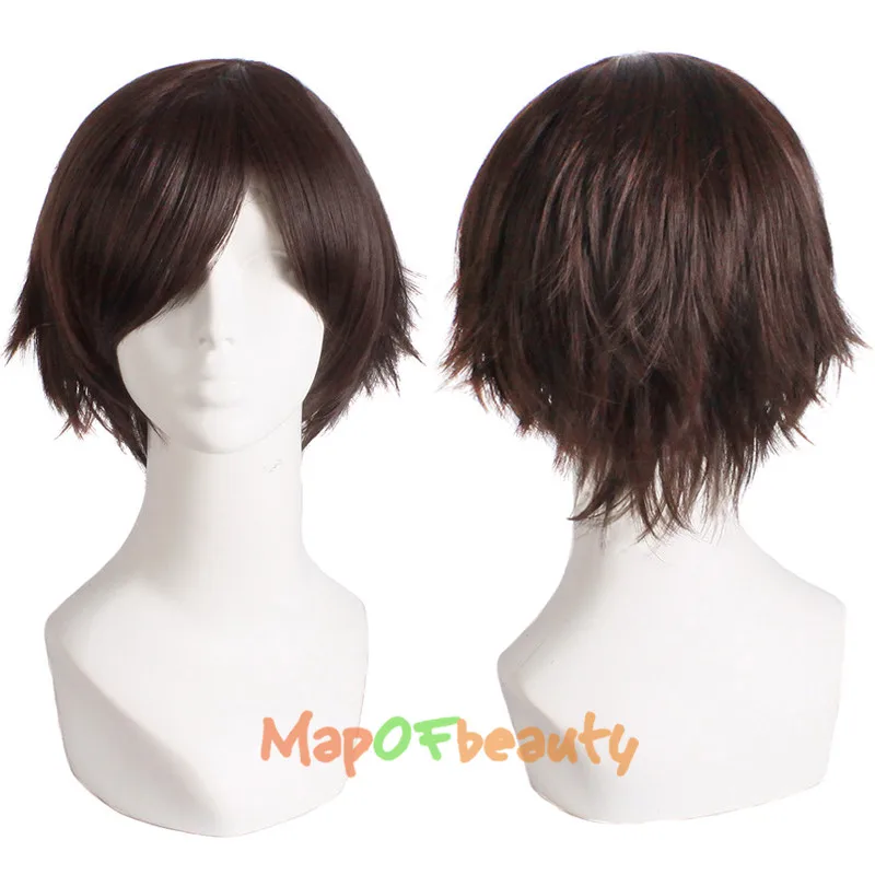 MapofBeauty 1" короткие кудрявые волосы синтетические парики 20 цветов черный желтый белый коричневый блондин многоцветные косплей парик термостойкий