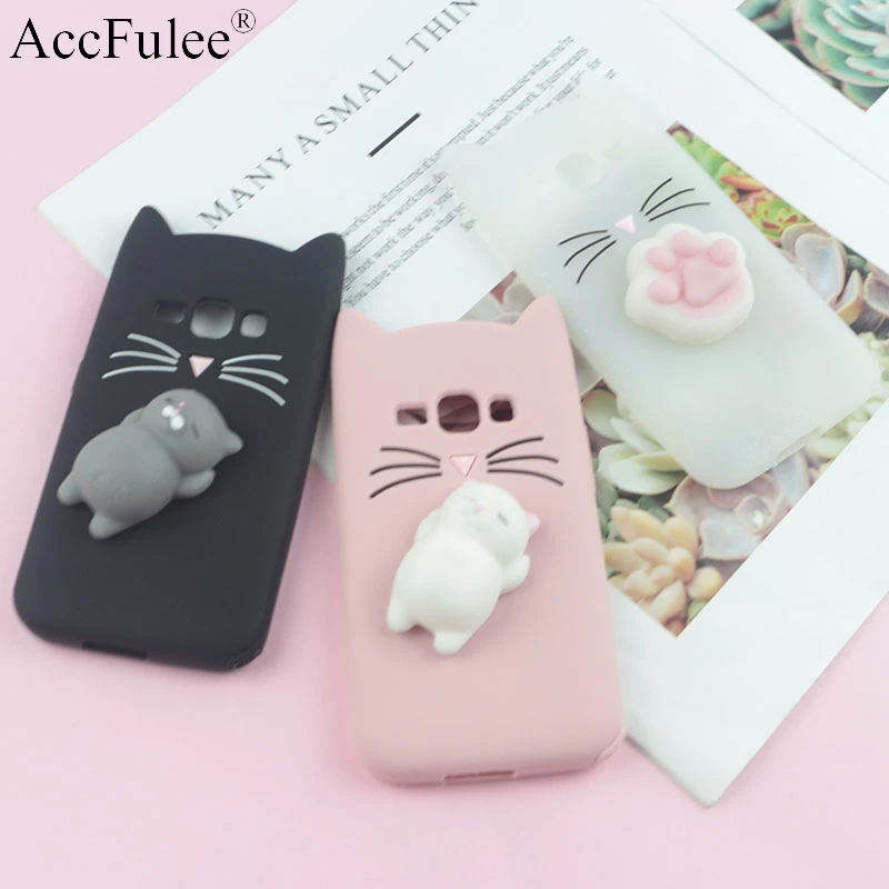 

Cute Japan Glitter Cat Case For Samsung Galaxy J1 2016 Ace J2 Pro 2018 J3 J4 Plus J5 J6 Prime J7 2017 J8 Squishy Soft Cat Cover