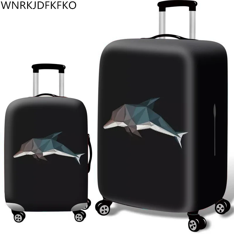 

Luggage Cover Protective Cover Trolley-Pattern Dustproof Elastic Cover Travel Accessories For 18-32 inch Suitcase Protective Sl