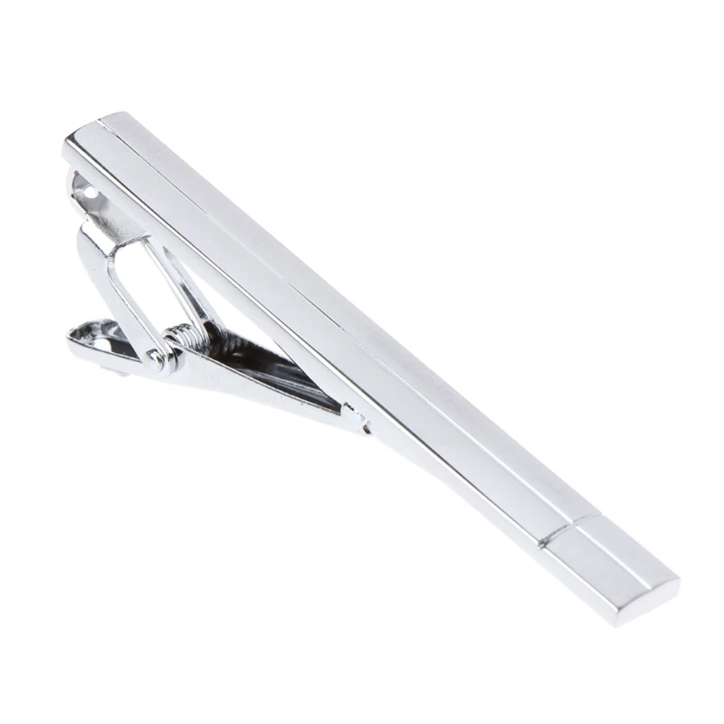 

Men Tie Clips Cross Simple Bar Alloy Fashion Skinny Style Business Accessories