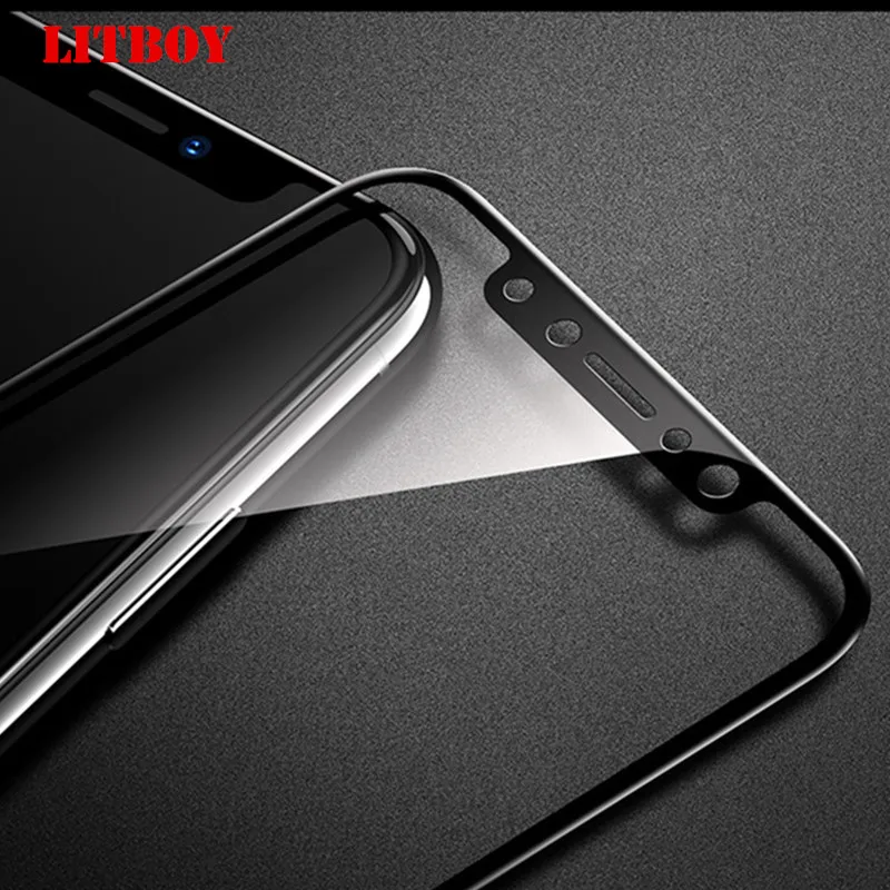 LITBOY 2017 Neue 3D Screen Protector Gehärtetem Glas Für iPhone X Rand Vollen Abdeckung Für iPhone