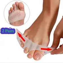 2 пары силиконовых мягких подушечек, обувь на высоком каблуке, Нескользящие, защищают от боли, забота о ногах, невидимые гелевые стельки на полярда