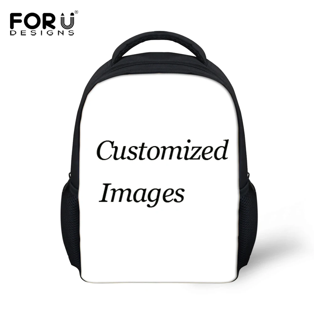 Best FORUDESIGNS Customize Image or Logo Children School Bags Fashion Mini Book Shoulder Bags for Girls Boys Schoolbags Kids Mochila