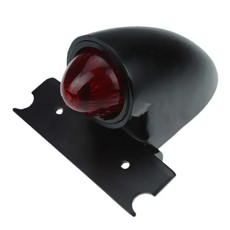 

Universal Motorcycle Black 12V Vintage Sparto Retro Style Tail Brake Light Lamp Custom For Harley Chopper Bobber Touring