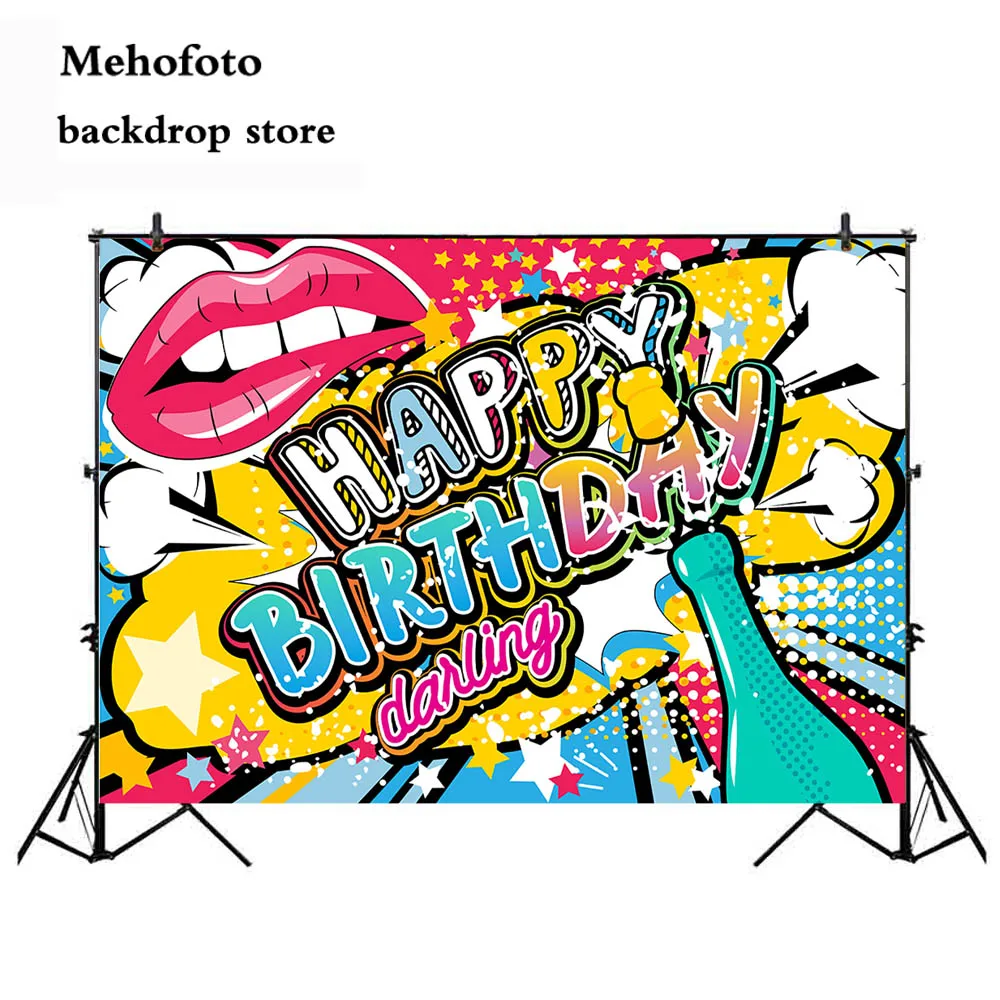 Mehofoto Selamat Ulang Tahun Fotografi Latar Belakang Dinding Grafiti Latar Belakang Foto Studio Anak Anak Tema Perlengkapan Pesta Alat Peraga 941