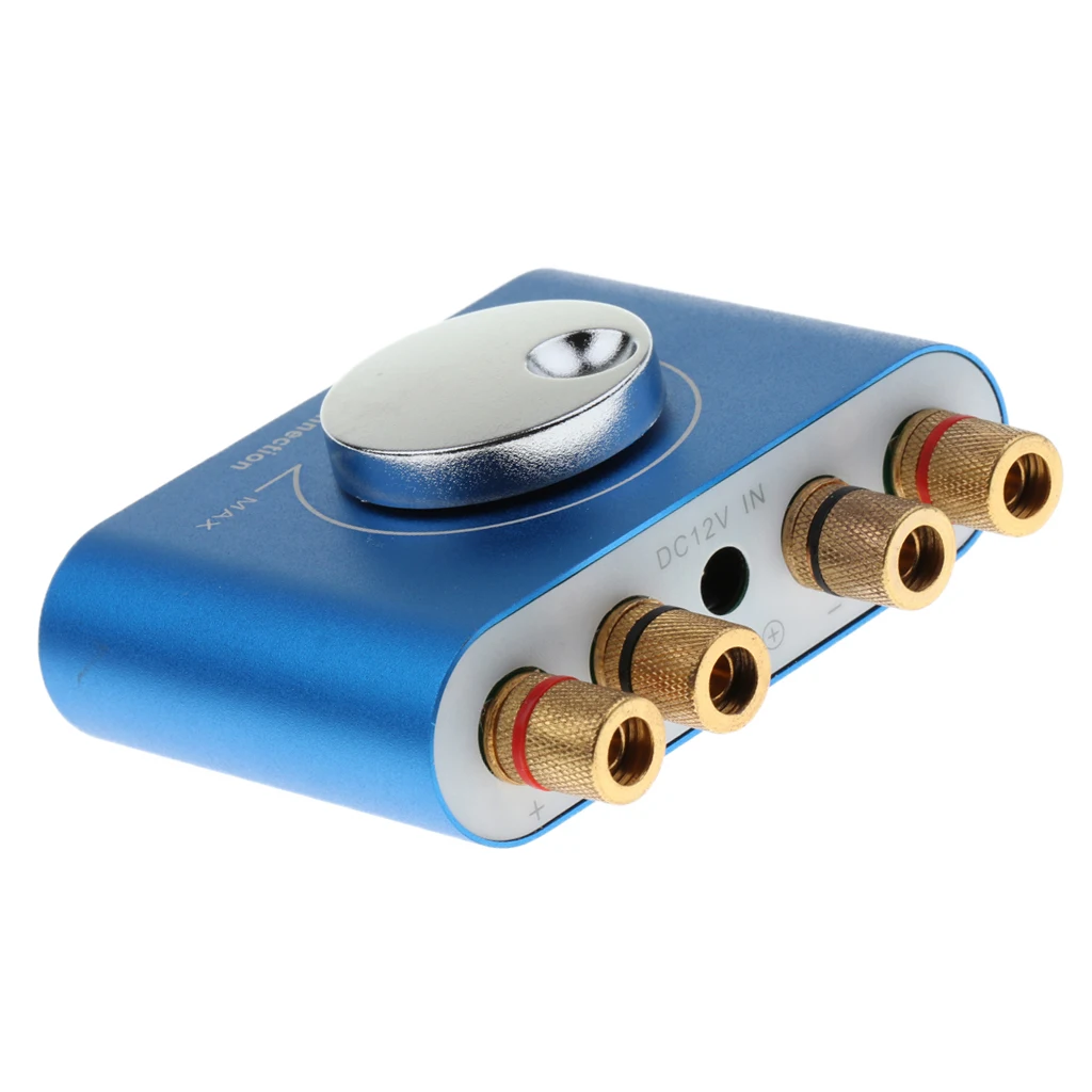 F900 Bluetooth Stereo Amplifier Mini Wireless Audio Subwoofer Volume Control Heavy Bass Audio Power Amp for Home HiFi Stereo