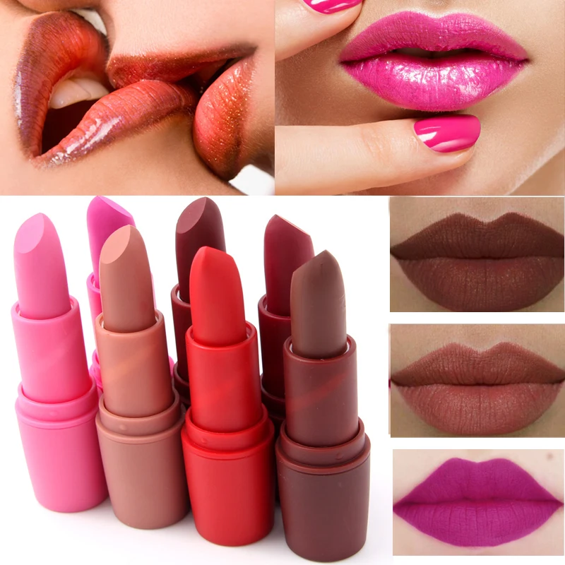 2019 Miss Rose New Colors Lips Pen Makeup Beauty Waterproof Lip Pencil Matte Lipstick  Cosmetic Nude Color