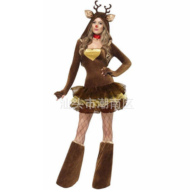 elk sexy christmas costumes for women santa claus costume christmas dresses for women lingerie sexy lenceria - Christmas Costume elk sexy christmas costumes for women santa claus costume christmas dresses for women lingerie sexy lenceria - Christmas Costume