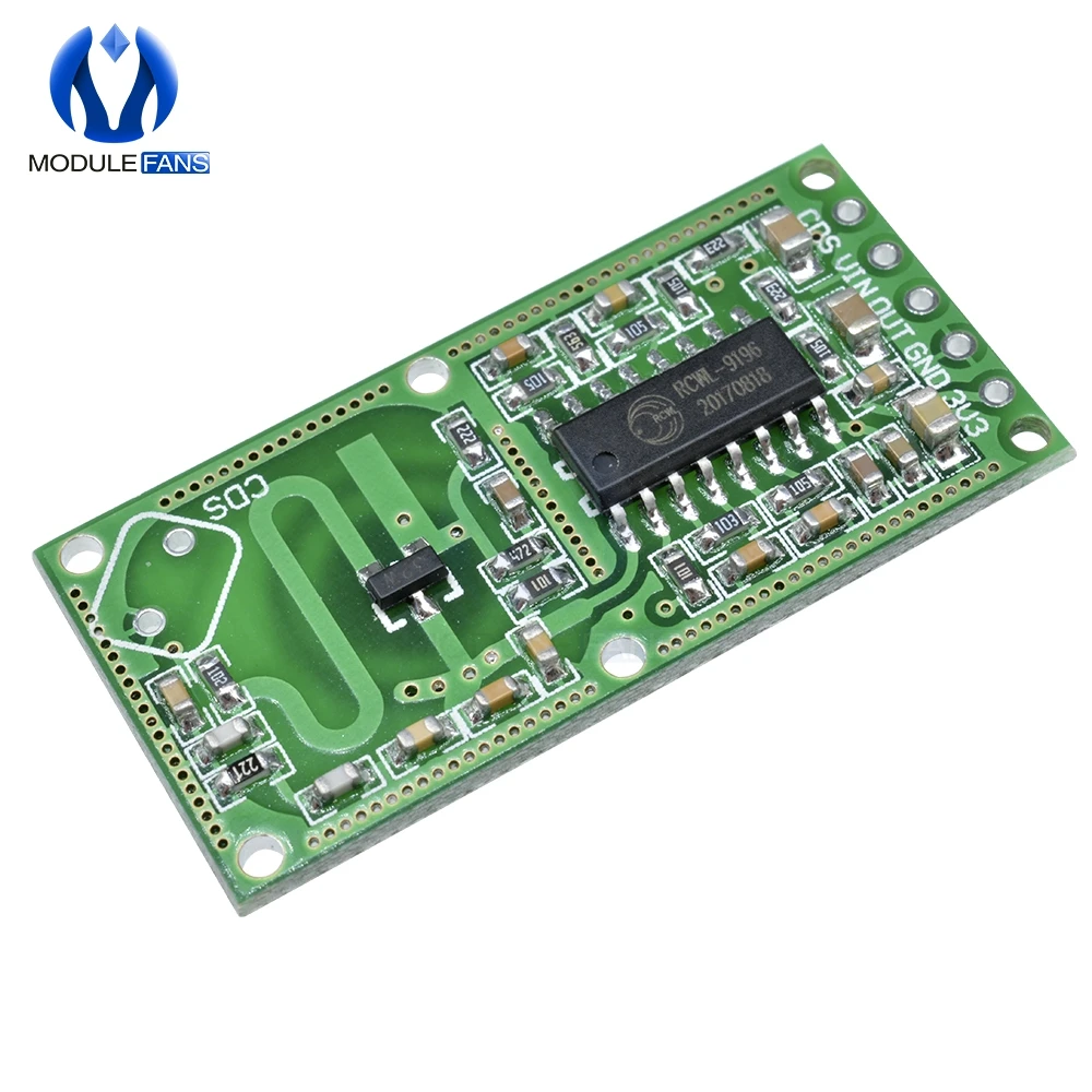

5Pcs RCWL-0516 RCWL 0516 Microwave Radar Sensor Human Sensor Body Sensor Module Induction Switch Module Output 3.3V