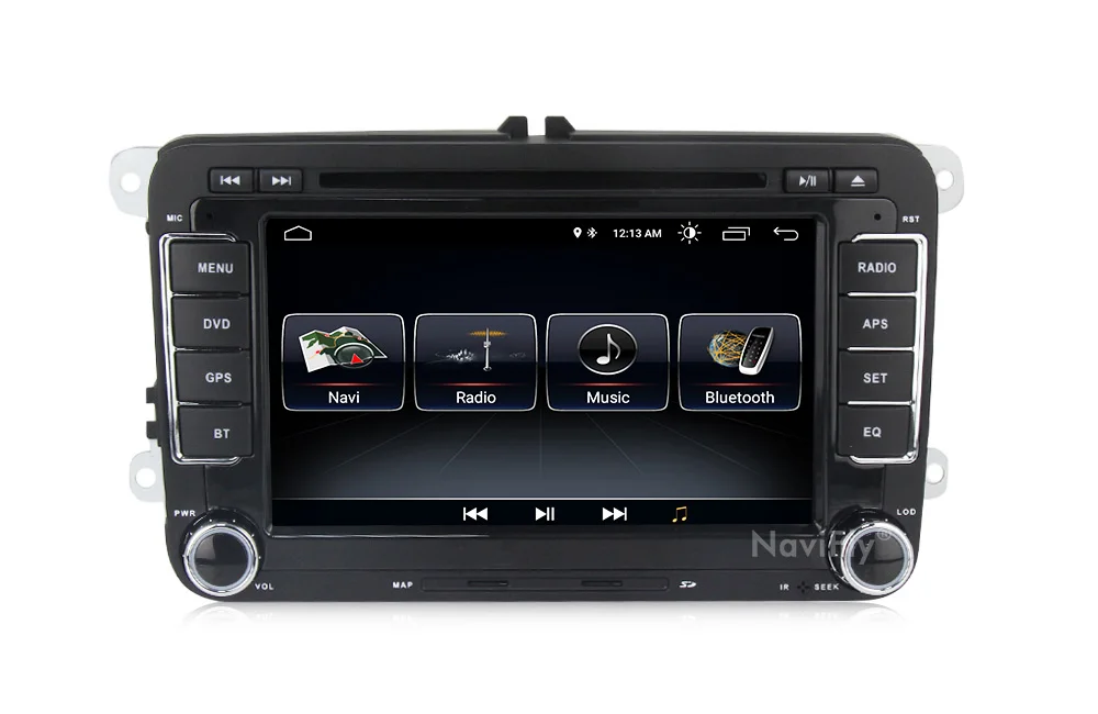 Cheap Spain Warehouse! Android 8.1 Car dvd player GPS Navigation for VW Skoda POLO GOLF 5 6 PASSAT B7 JETTA TIGUAN TOURAN Caddy RDS 16