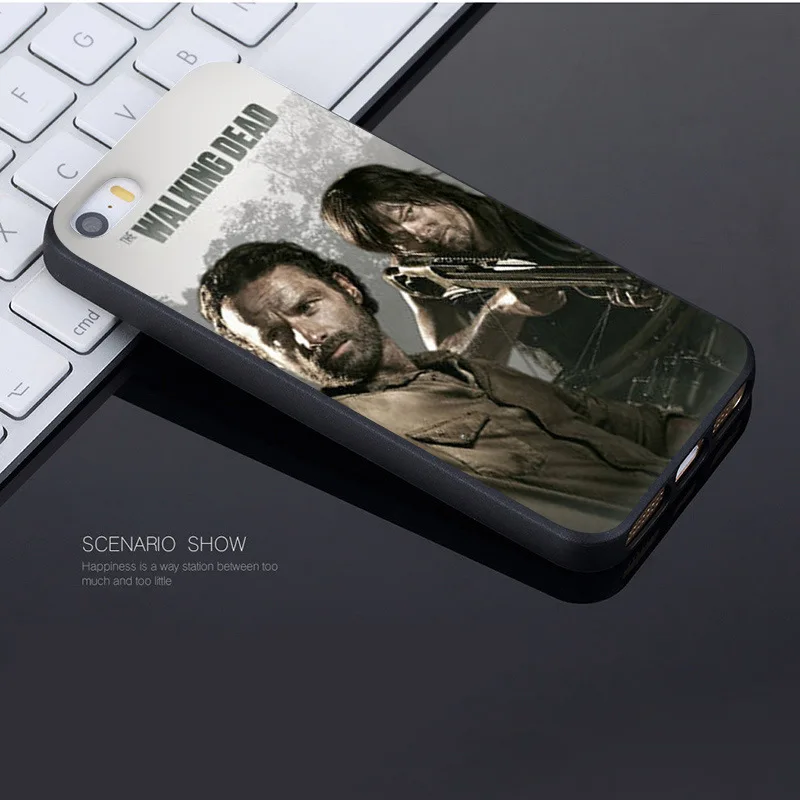 Чехол MaiYaCa the walking dead Coque Shell для телефона iphone 11 Pro 8 7 6 6S Plus X 5 5S SE, чехол XS XR XSMAX - Цвет: 8