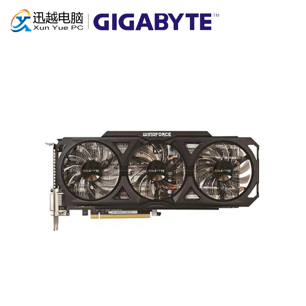 

Gigabyte GV-N760OC-2GD Graphics Cards 256bitbit GTX 760 2 GB GDDR5 HDMI VGA For Nvidia Geforce GTX 760 Original Used Video Card