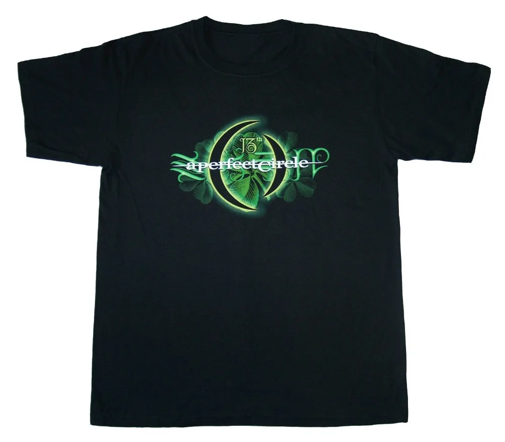 

Create Shirts Men'S Short Sleeve A Perfect Circle 13Th Clover Summer O-Neck Tee Shirt