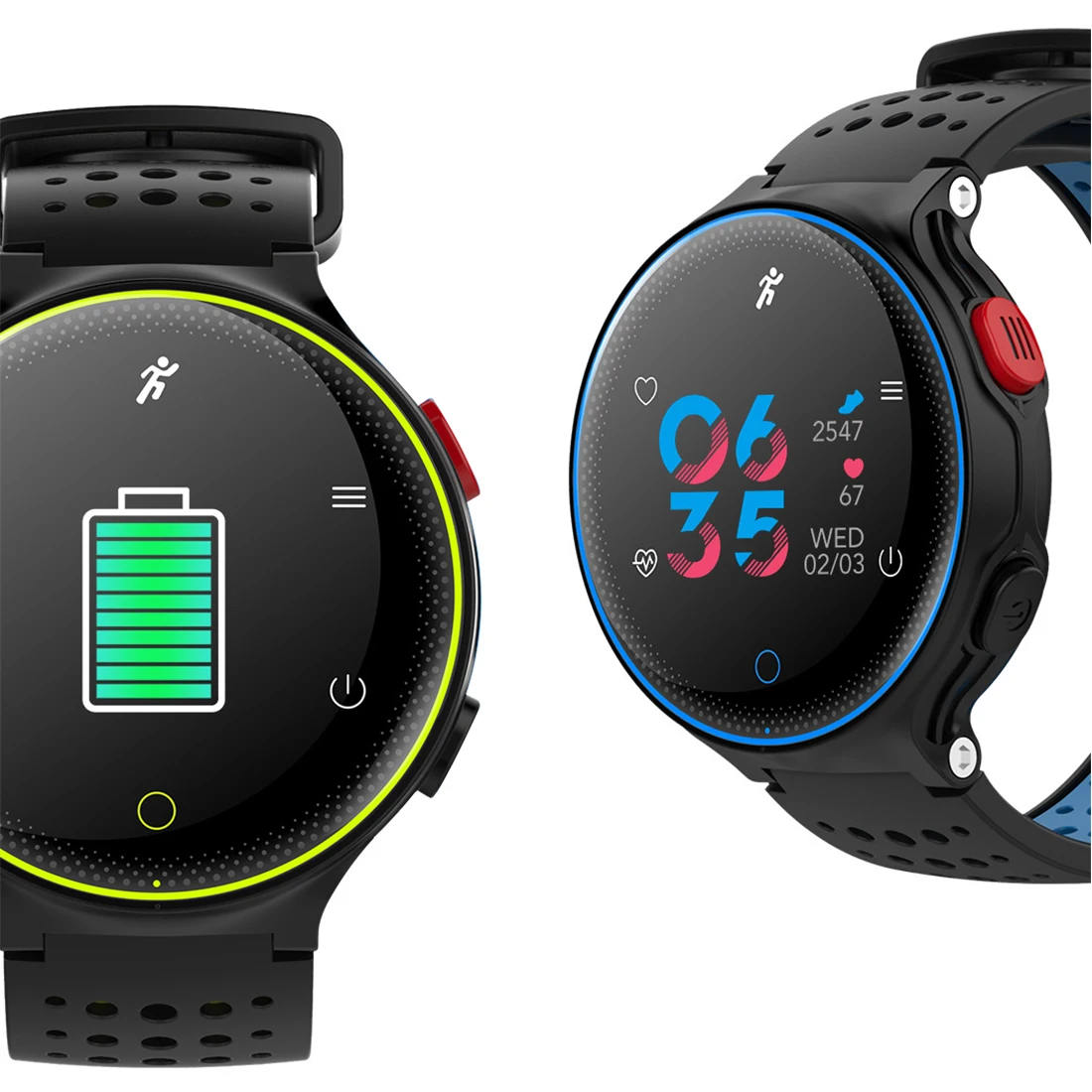 

CONTECHIA E07 Bluetooth Smart Watch IP68 Waterproof Colorful OLED Smartwatch Blood Pressure Heart Rate Monitor For iOS Android