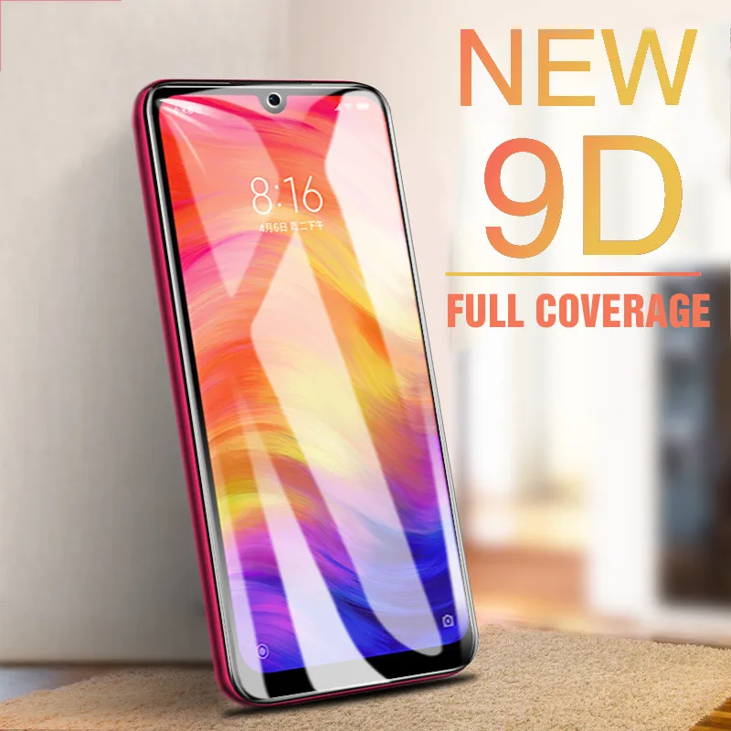 9D изогнутое закаленное стекло для xiaomi mi 9 8 A2 Lite redmi 6 6a Защита экрана note 5 7 pro пленка |
