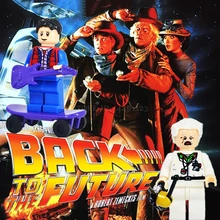 Игрушки блоки Назад в будущее Марти Макфлай док коричневый Турман набор power Hulk Hogan Marvel Мстители танос Блок Детские игрушки Фигурки