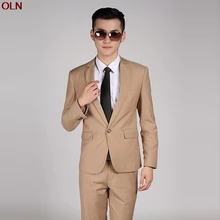 2017 new men pure color suits the groom Cultivate one’s morality (hum) its color wedding dress wedding wedding suit