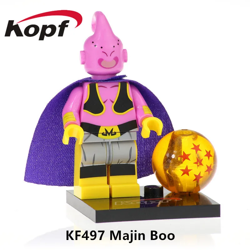 

Single Sale Dragon Ball Z Majin Boo Zamasu Android 13 Dyspo Kaio Shin Bills Figures Building Blocks Gift Toy For Children KF497