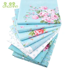 Chainho, Цветочная серия, саржевая хлопковая ткань с принтом, для шитья/ткани для ребенка и ребенка/простыня, материал подушки, полуметр